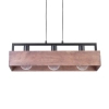 Wisząca lampa loftowa Dakota 31746 nad wyspę brązowa czarna