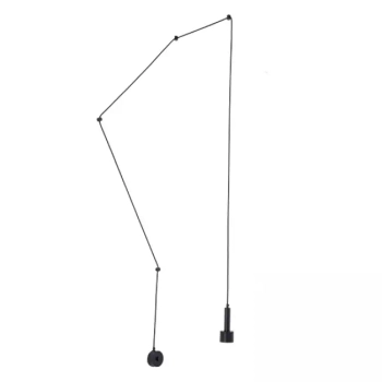 Regulowana lampa ścienna 22176 LED 7W 3000K metalowa czarna