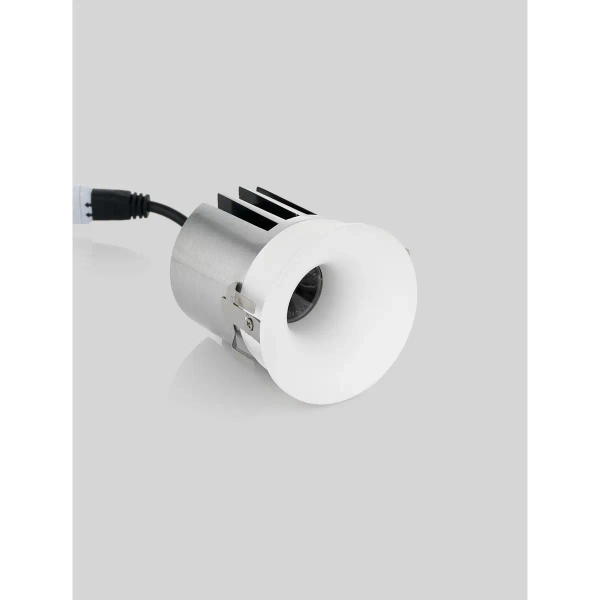 Minimalistyczna oprawa sufitowa COSAN LE-52024 biała LED 10W 3000K wpust