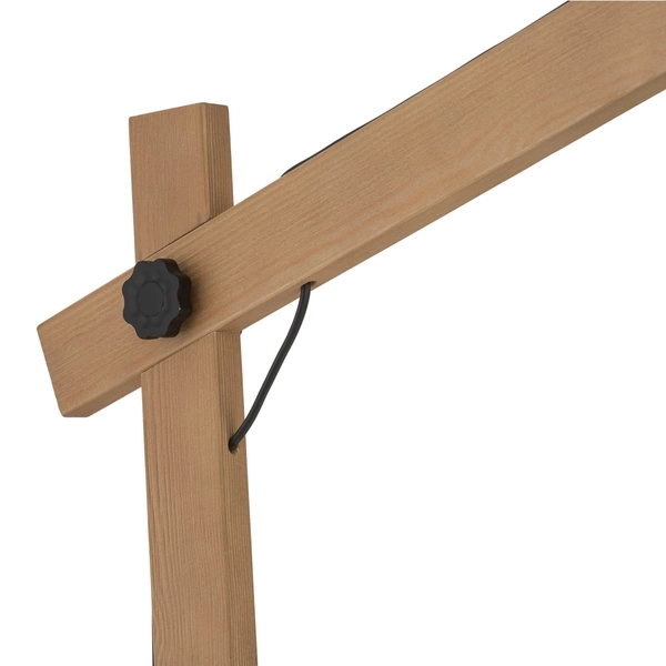 Stojąca lampa skandynawska regulowana Boho 5582 TK Lighting drewniana czarna