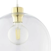 Loftowa lampa wisząca kula Cubus 2742 TK Lighting złota przezroczysta