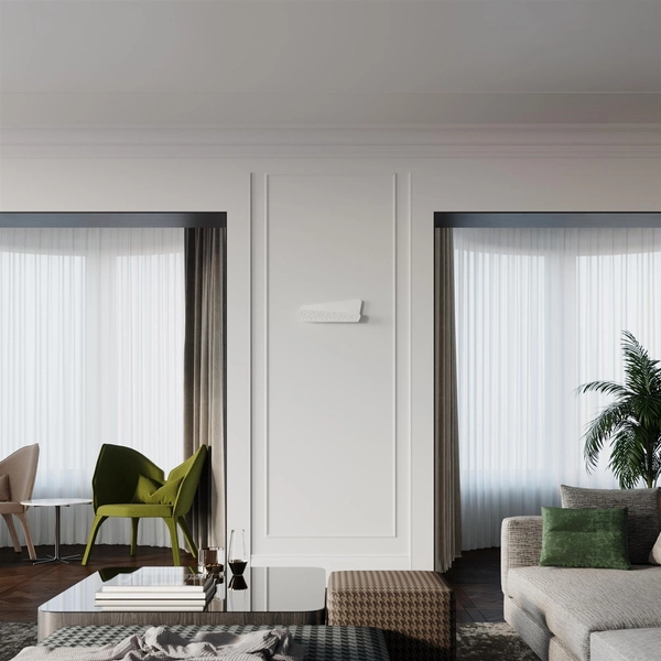 Ażurowy kinkiet Alize SL.0933 Sollux prostokąt asymetryczny biały