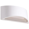 Półokrągła lampa ścienna SL.0834 ceramiczny kinkiet biały