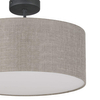 Lniana lampa sufitowa ekologiczna Rondo 6247 TK Lighting szara beżowa