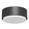 Salonowy downlight Drop 1260 Shilo okrągły metalowy czarny biały