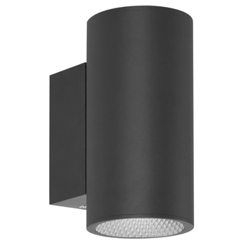 Elewacyjna lampa tuba Lenta OWL-2805-2-4K Italux LED 20W 4000K IP54 czarny