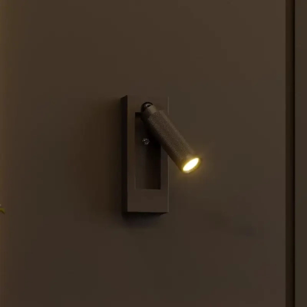 Regulowany ścienny kinkiet CORE czarny W0430 LED 3W 3000K tubka