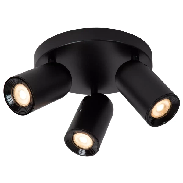 Potrójna lampa sufitowa PUNCH 13958/13/30 Lucide regulowana czarny