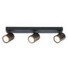 Plafon LAMPA sufitowa SNOW LP-731/3W BK Light Prestige metalowa OPRAWA regulowane refektorki tuby czarne