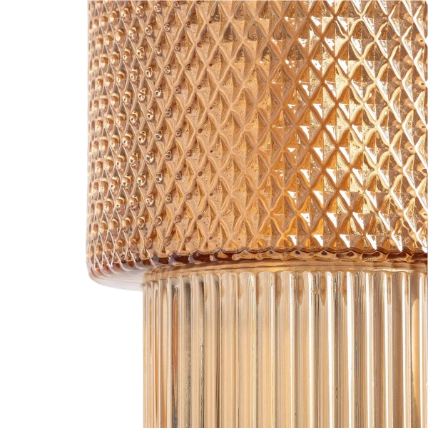 Lampa nordycka wisząca Bella ABR-LWS-BELL-A do kuchni bursztynowa