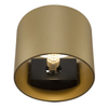 Lampa ścienna tuba Rond C066WL-01MG Maytoni okrągła do salonu złota