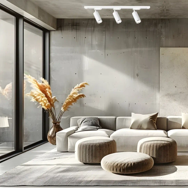 Szynoprzewodowy zestaw 1-fazowy Mica Track ML2105 z tubkami biały