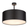 Minimalistyczna lampa sufitowa Rondo 4246 TK Lighting z tkaniny czarna