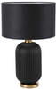 Stołowa lampa Tamiza LP-1515/1T big abażurowa czarna złota