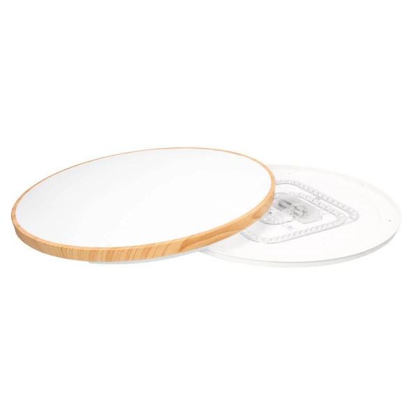 Plafon sufitowy do salonu Tens 16-33949 LED 24W 3000-6000K drewniany