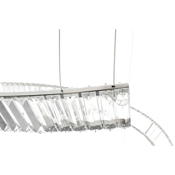 Lampa wisząca kryształowa Cordon MSE1501100194 Moosee LED 115W 3000K chrom
