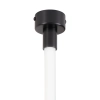 Lampa wisząca wąż ledowy SNAKE MD1021-4 black czarna metal PVC LED 60W 3000K 4M do jadalni