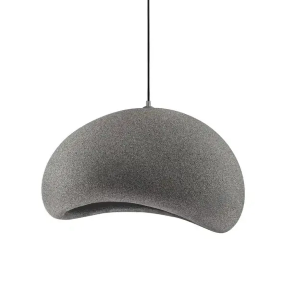 Kopułowa wisząca lampa PALINZA LE45321 sypialniana szara