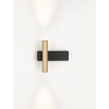 Metalowa lampa ścienna góra-dół JOSTELA LE45561 LED 6W 3000K złota czarna