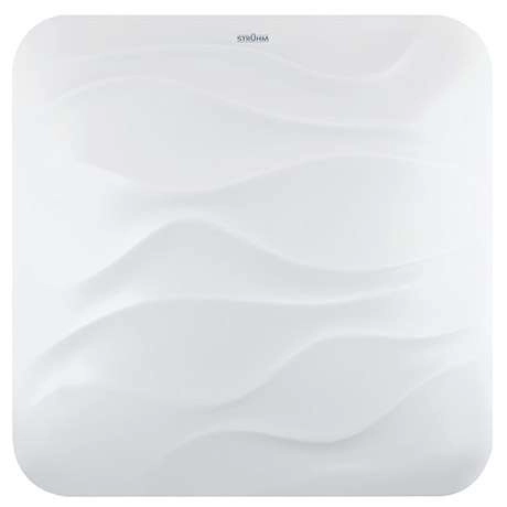 Plafon LAMPA sufitowa KLARA 03618 Ideus łazienkowa OPRAWA kwadratowa LED 48W 4000K we wzory IP44 biała