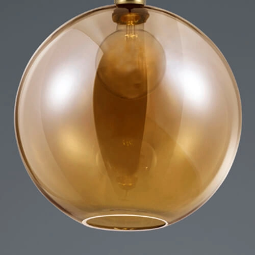 Wisząca lampa Dino R30771004 RL Light zwis bańka bursztynowa