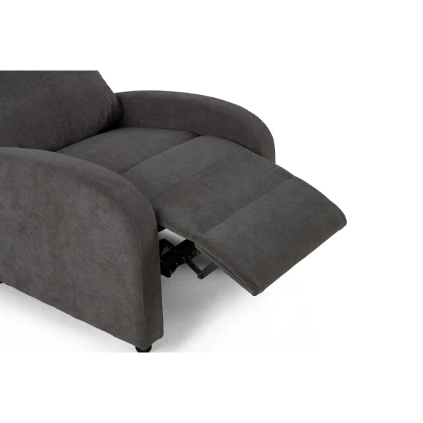 Fotel wypoczynkowy RELAX PREMIUM ciemnoszary KH1501100394 tkaninowy