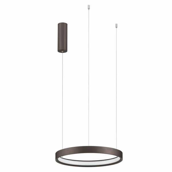 Lampa wisząca nad stół ZACAPU LE44321 LED 22W 3000K ring brązowa