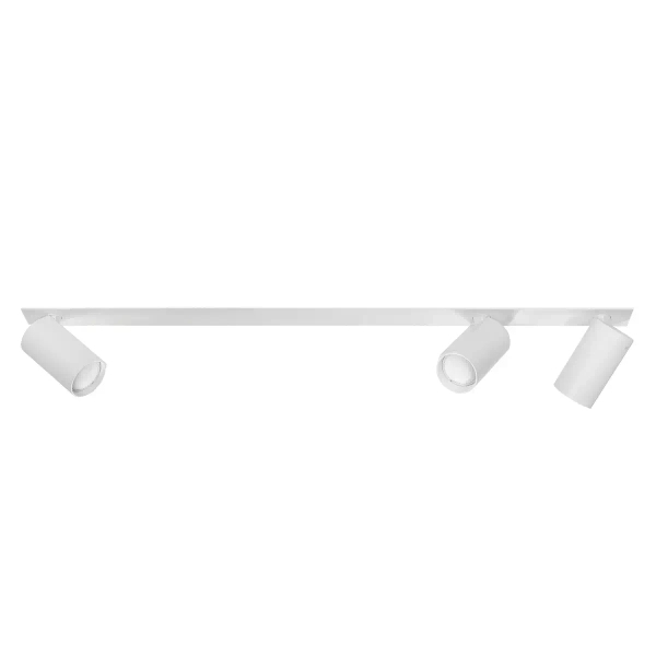Minimalistyczna lampa podtynkowa Bora 1619 listwa tuby białe