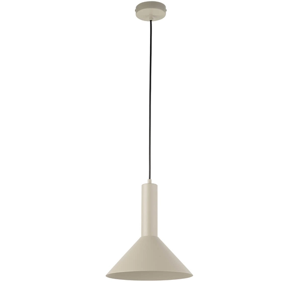 Stożkowa lampa zwisająca Vitrum 40806 Sigma salonowa beżowa