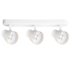 Potrójna natynkowa lampa Dravo LP-9523/3WS WH na belce biały