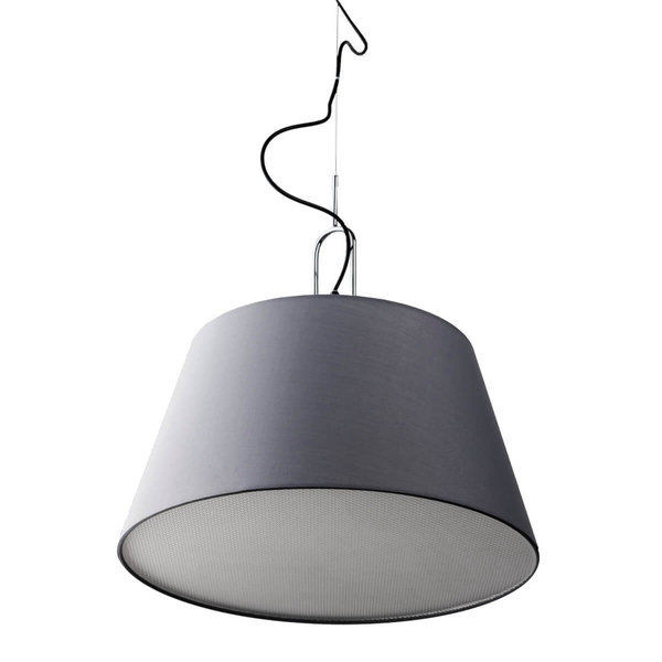 Lampa wisząca Alicante AZ2294 Azzardo tuba do salonu zwis szara