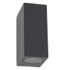Naścienna lampa zewnętrzna Axis 10970 prostokątna IP44 szary