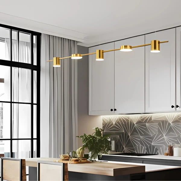 Nowoczesna wisząca lampa Glichio LLGLI-Z LED 35W 3000K złoty