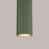 Wisząca lampa podłużna KARBON SL.1611 tubka ryflowana oliwkowa