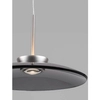 Lampa wisząca do kuchni HUANUCO LE44838 LED 21W 3000K talerz czarna szara