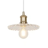 Wisząca lampa nad wyspę TORINA 2213173000 szklana przezroczysta
