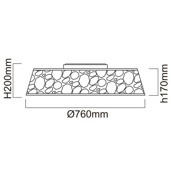 Plafon LAMPA sufitowa Forina Cromo PL Orlicki Design okrągła OPRAWA z wycięciami LED 48W 3000K chrom