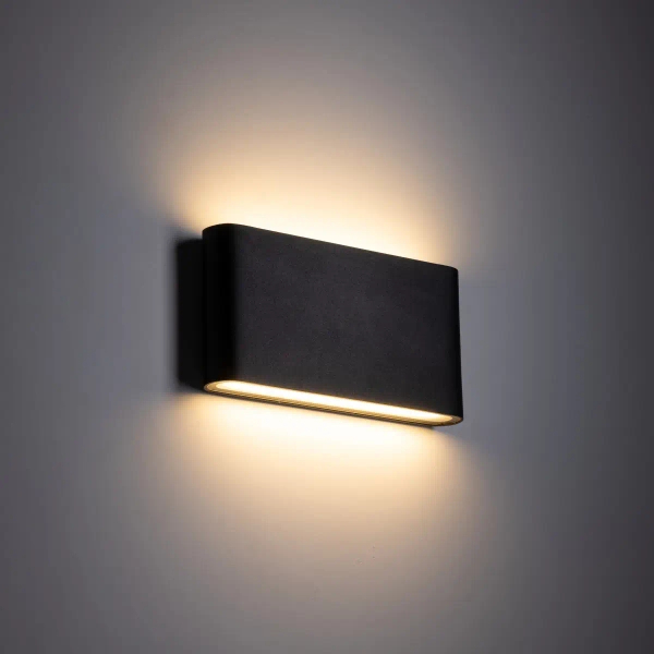 Elewacyjna lampa ścienna Arwena 18185 LED 3000K do ogrodu IP54 czarny