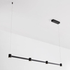 Lampa zwisająca na listwie PISCO LE44355 LED 24W 3000K podłużna czarna