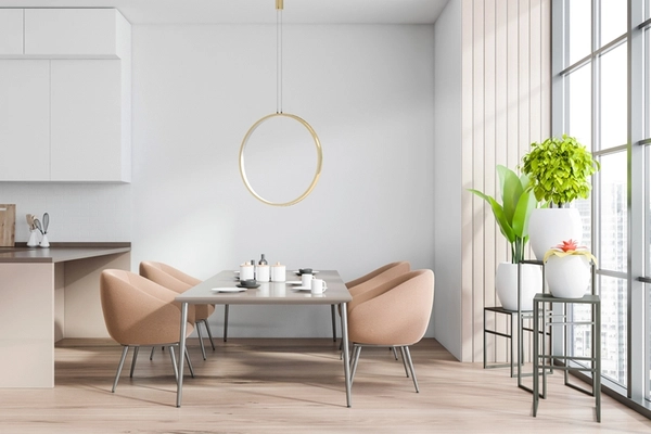 Lampa wisząca pierścień Massima AZ5256 LED 35W 3000K złoty