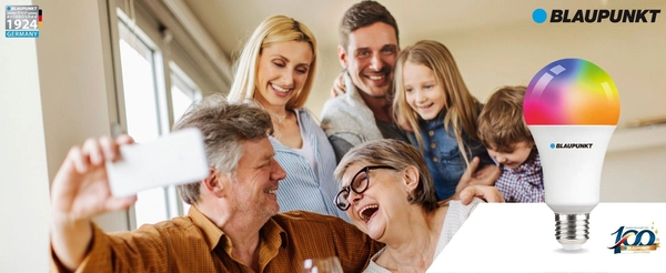 Żarówka Blaupunkt E27-9W-SMART LED 9W 3000K-6500K kolorowa