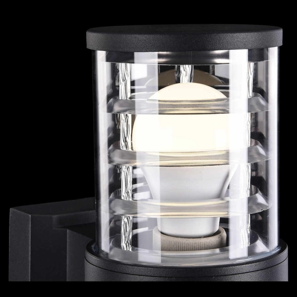 Elewacyjna LAMPA ogrodowa BRONX O576WL-02B Maytoni ścienna OPRAWA zewnętrzna outdoor IP54 czarna