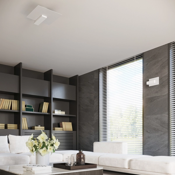 Kinkiet ścienny Lappo SL.1092 Sollux modernistyczny biały