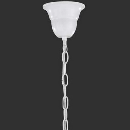 Żyrandol nad łóżko Cortez 110600331 biała lampa wisząca klasyczna