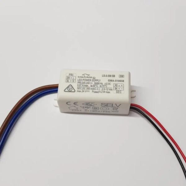 Ledowy zasilacz do lamp wewnętrznych 4350 1-4x1W 230V biały