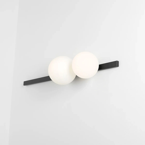 Loftowa oprawa ścienna Garda 1099D1 do pokoju czarna biała