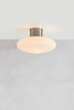 Lampa ścienna Locus 108538 Markslojd owalna do salonu szklana biała
