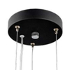 LAMPA wisząca VERO 10452302 Kaspa metalowa OPRAWA okrągły zwis czarny