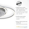 Lampa sufitowa z regulacją barwy YUKI biała 6025-55 3xLED 48W 2700-5000K CCT