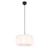 Salonowa lampa wisząca MADELINE R31971901 materiałowa czarny biały